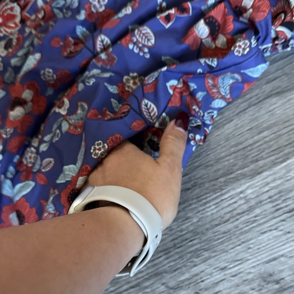 Floral Blue Jumpsuit - Picture 3 of 5